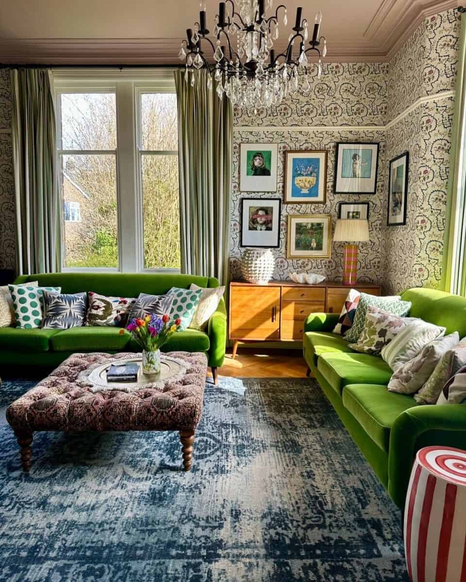 From Drab to Fab: How to Make Your Green Color Sofa Pop – DecoFond
