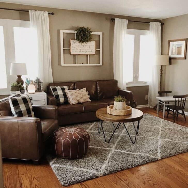 Grey And Brown Living Room Ideas – Superior Combinations – DecoFond