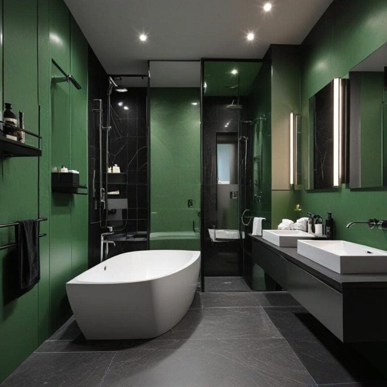 Green Bathroom Ideas – A Calming Area Of Privacy – DecoFond