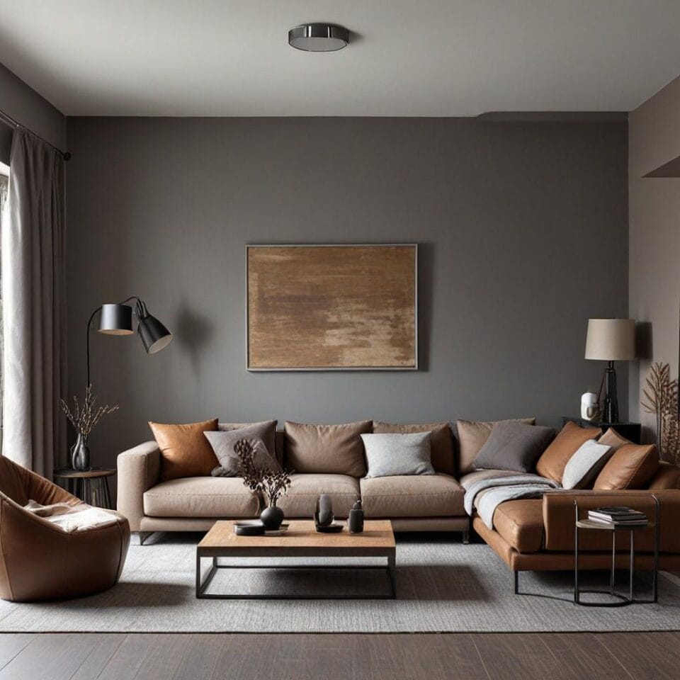 Grey And Brown Living Room Ideas – Superior Combinations – DecoFond