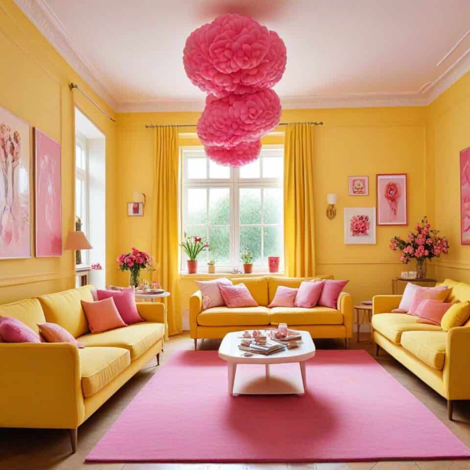 Yellow Living Room Ideas To Brighten Up Your Home DecoFond