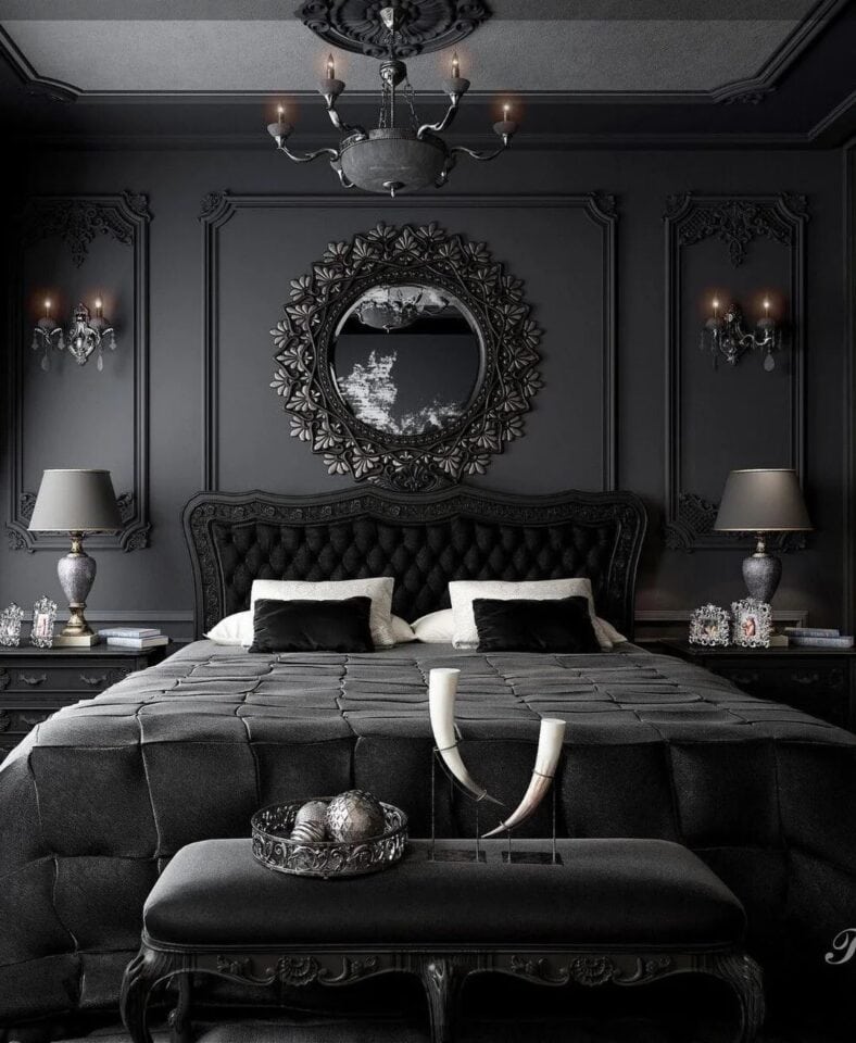 24 Gothic Bedrooms That’ll Have You Sleeping in a Dark, Elegant Fantasy ...