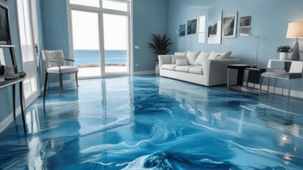 22 Epoxy Flooring Ideas – Slick & Sleek Floor – DecoFond