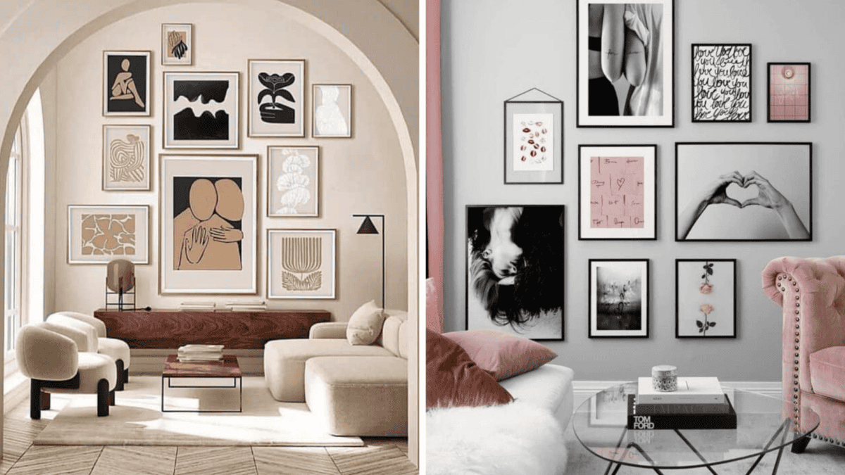 Make Your Living Room Stand Out with These 20 Picture Wall Ideas ...