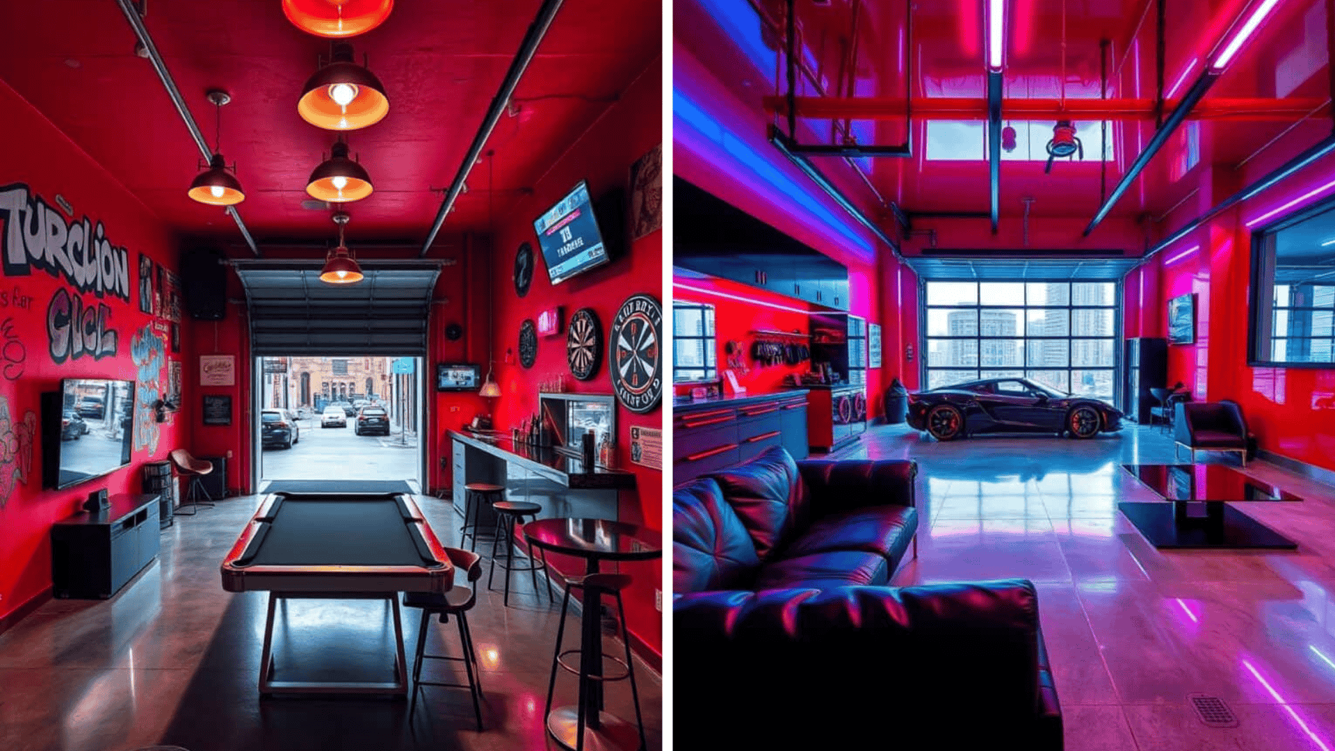 15 Ways to Merge a Red Garage with Your Home!