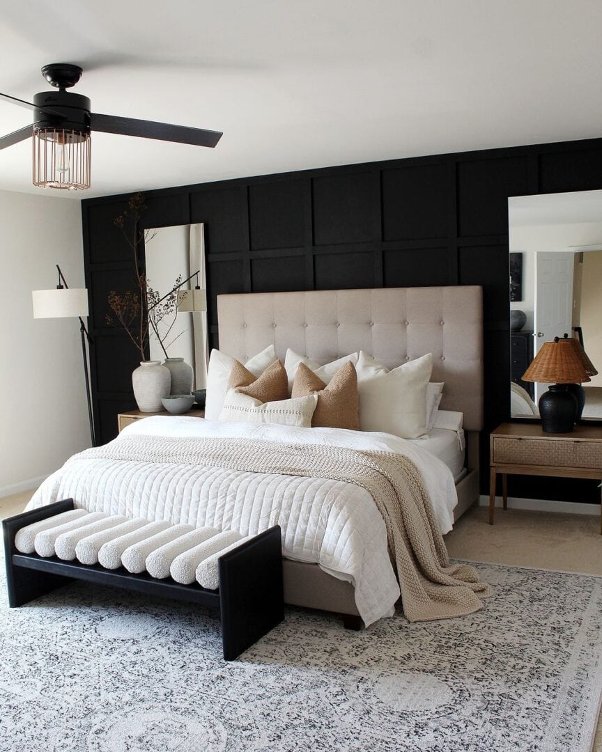 20 Bold Accent Wall Ideas to Elevate Your Bedroom Style! DecoFond