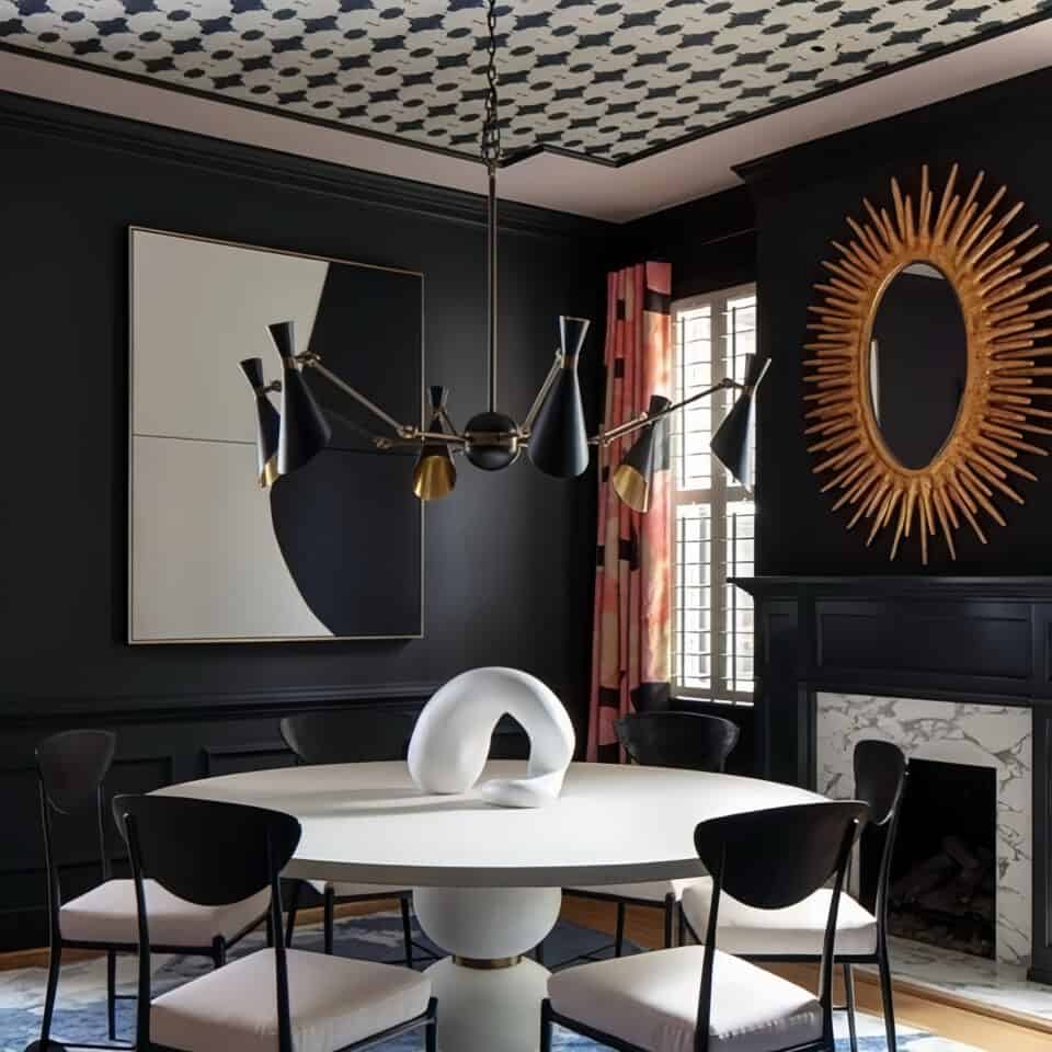 Gold and Black: 15 Luxury Dining Room Ideas – DecoFond