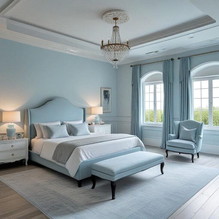 22 Light Blue Bedrooms – The Color Calmness & Serenity – DecoFond
