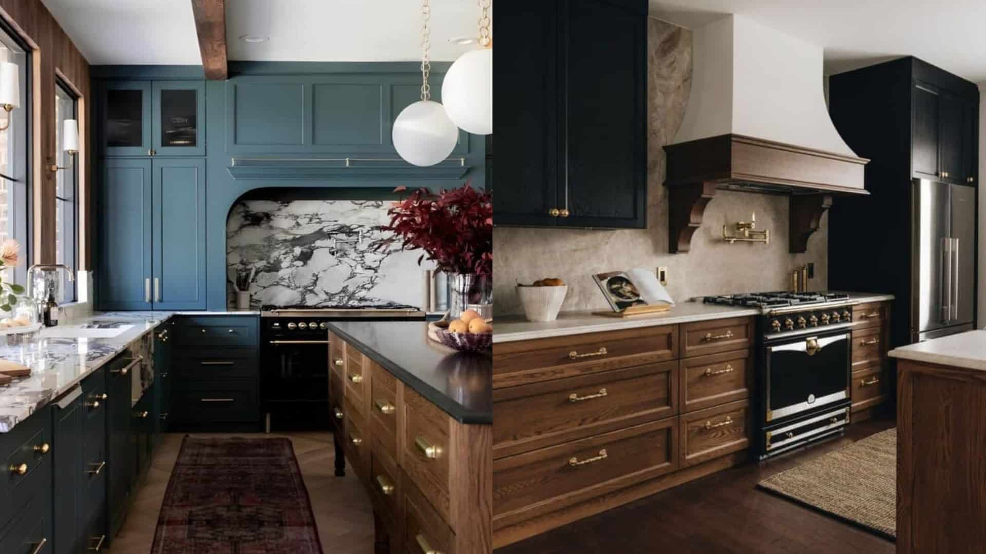 22 Beautiful Hardwood Kitchen Cabinets That Are Built to Last