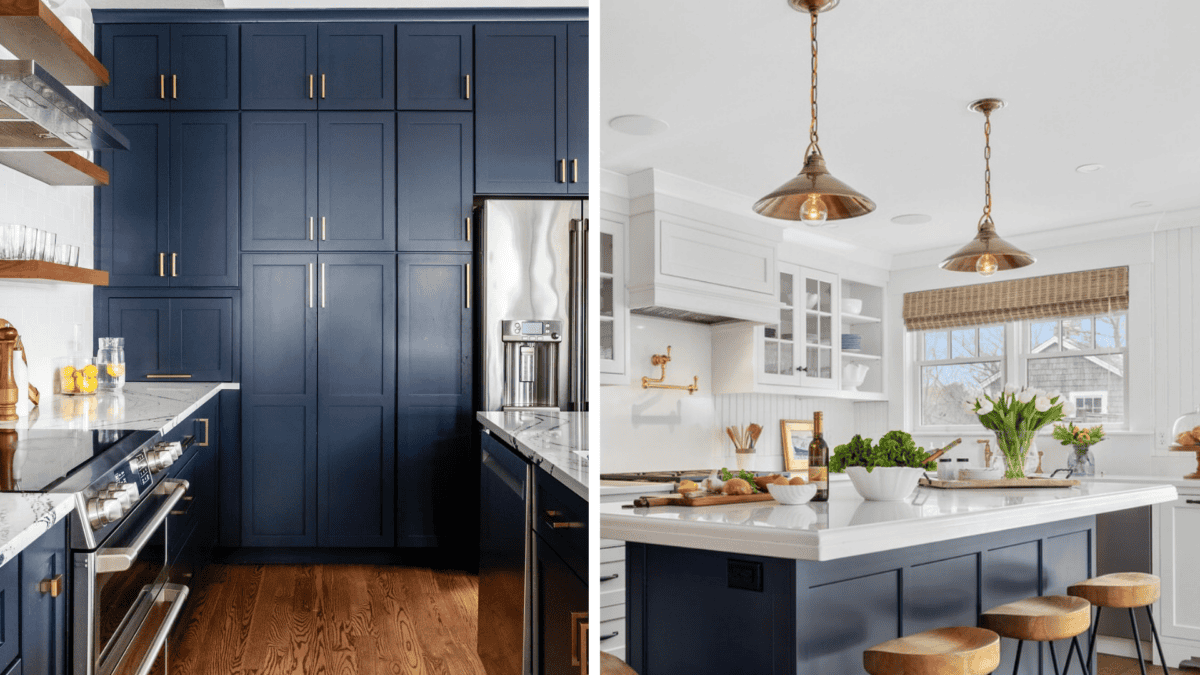 Navy Blue Kitchen Cabinets: 18 Ways You Can Integrate Them For A Classy ...