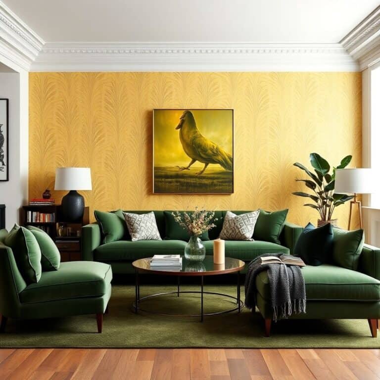 20 Green And Yellow Living Rooms The Sunlit Greenery DecoFond