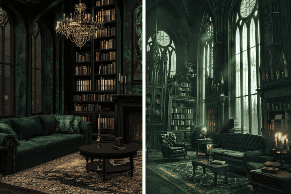 Cunningly Chic: 10 Slytherin-Inspired Spaces to Slither Into – DecoFond