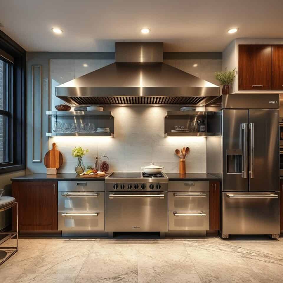 17 Stainless Steel Kitchens – Clean & Modern Cooking – DecoFond