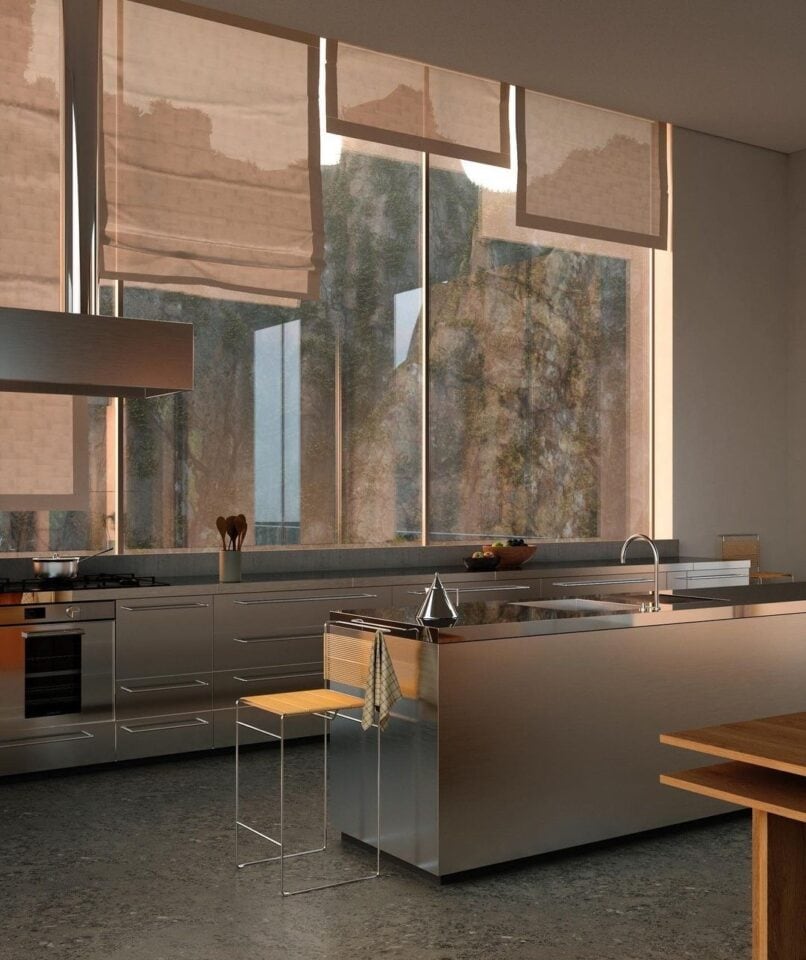 17 Stainless Steel Kitchens – Clean & Modern Cooking – DecoFond