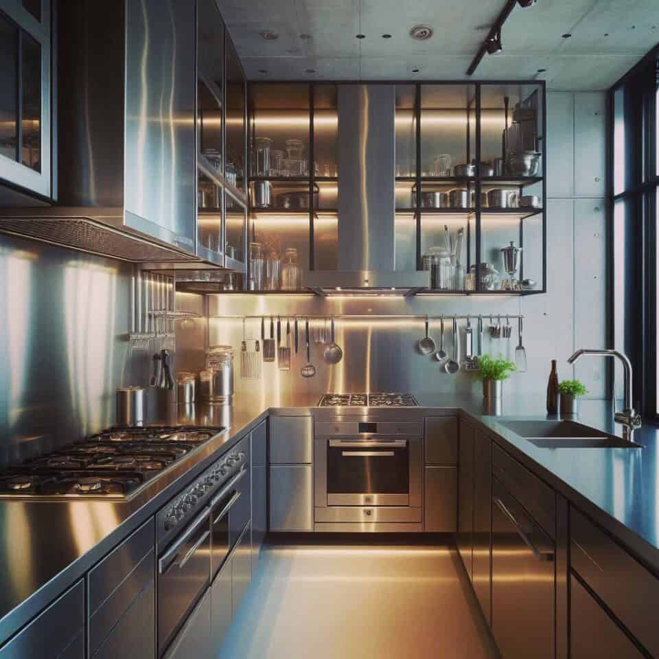 17 Stainless Steel Kitchens – Clean & Modern Cooking – DecoFond