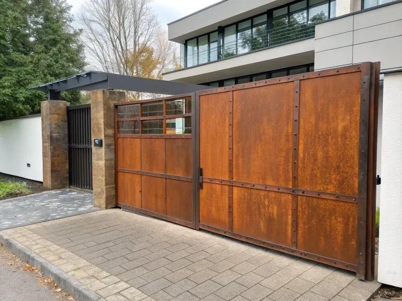 Corten Steel Gate