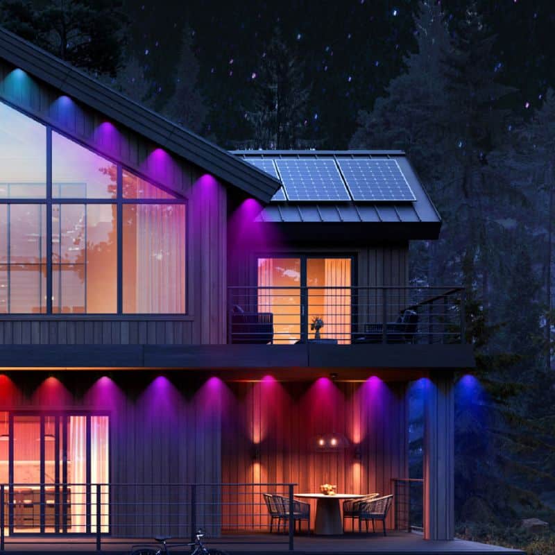 LuminoGlow Solar String Lights