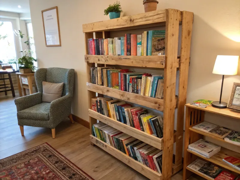 Pallet Bookshelf