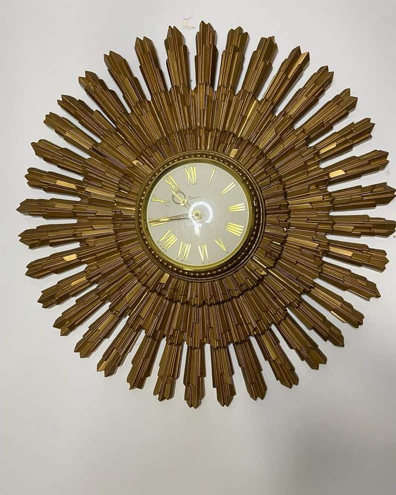 Sunburst Clock