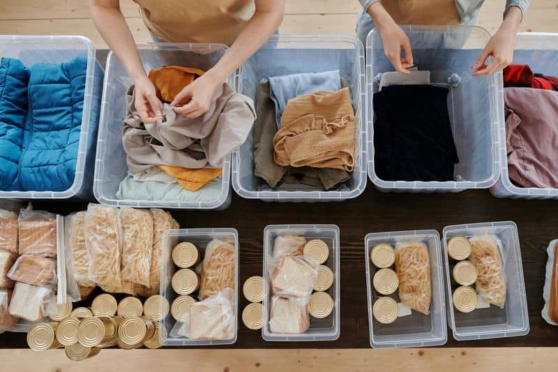 Use Clear Plastic Bins (Because You’re Not a Psychic)