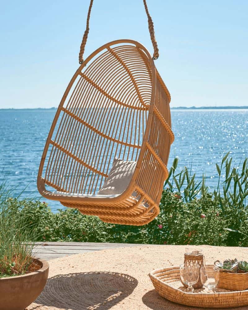 Wicker Patio Swing