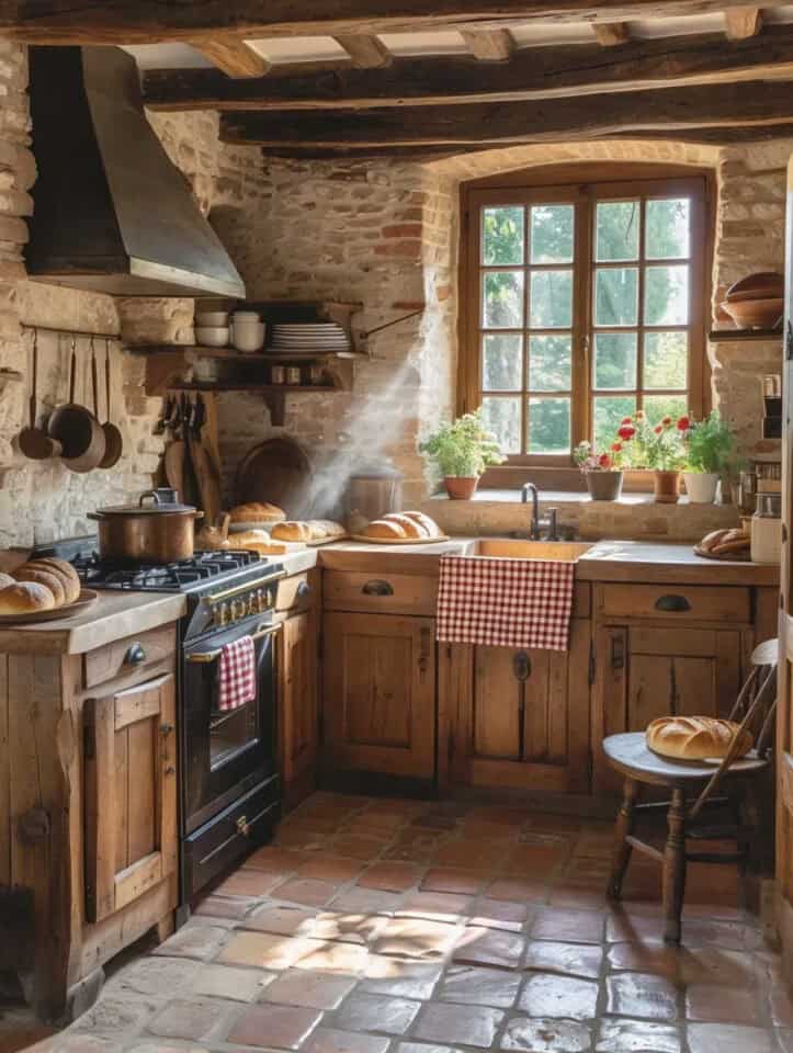 10 Kitchens with Brick Floors That’ll Sweep You Off Your Feet – DecoFond