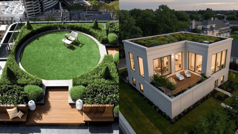 Make A Roof Revolution: 10 Green Roof Ideas For Nature Overflow – DecoFond - Combining Plants Apartment Green Roof Ideas