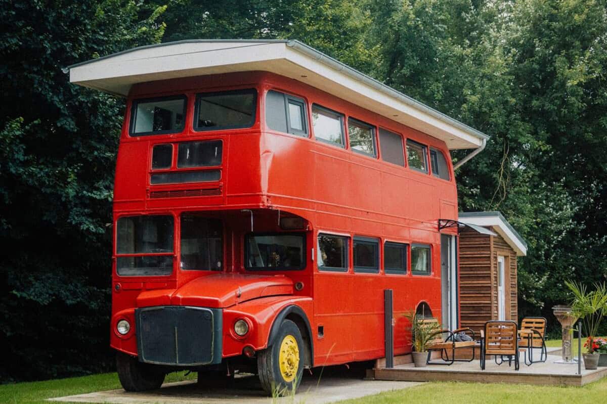 Tickets, Please! Your Next Airbnb Stay Is a Double-Decker Bus