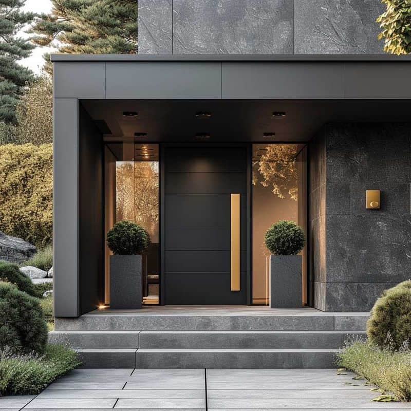 A Sleek Modern Door