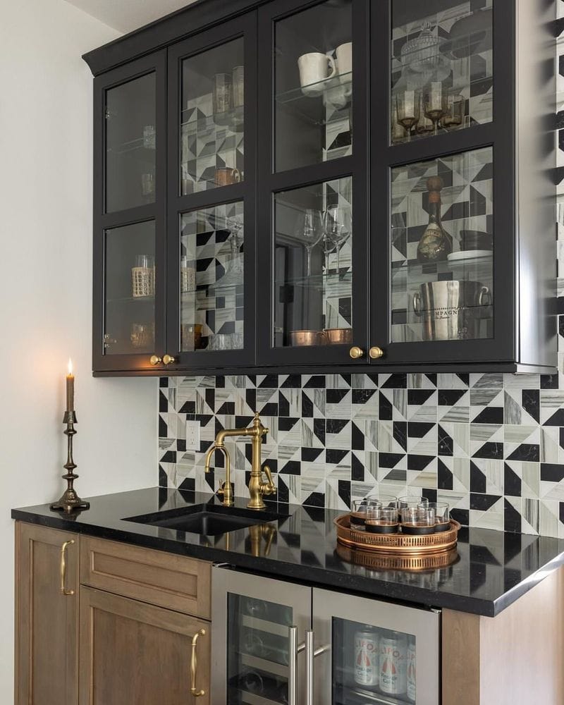 Add a Bold Backsplash