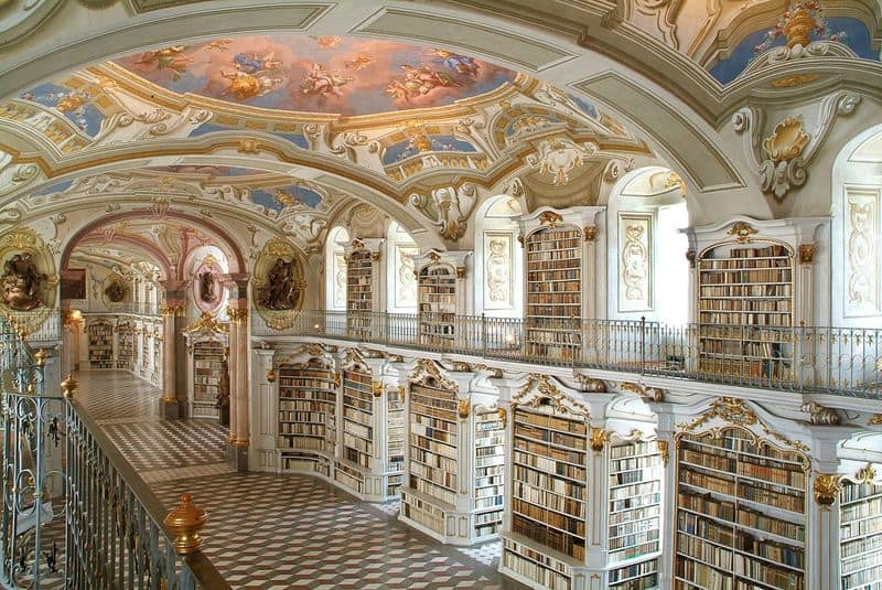 Admont Abbey Library in Admont, Austria