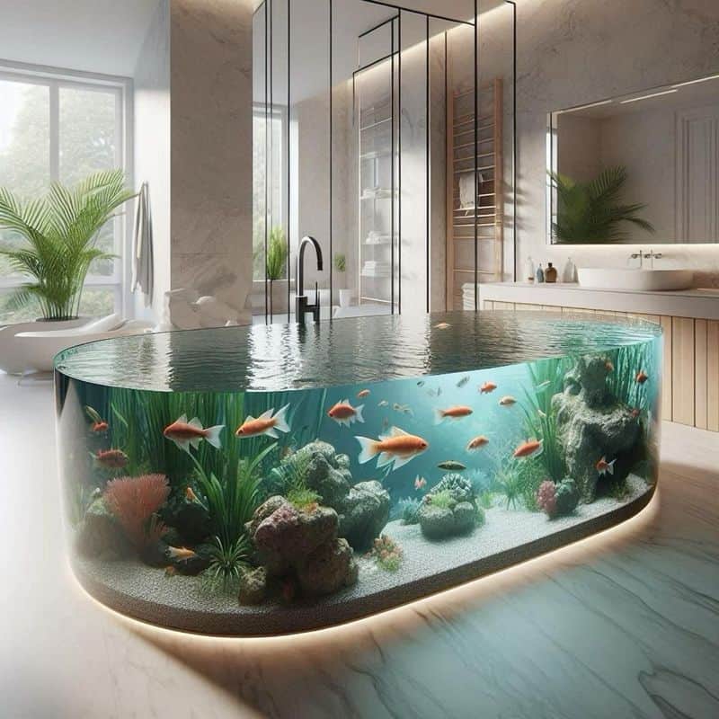 Aquarium Bathtub