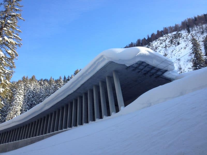 Avalanche-Proof House, Alps, Switzerland