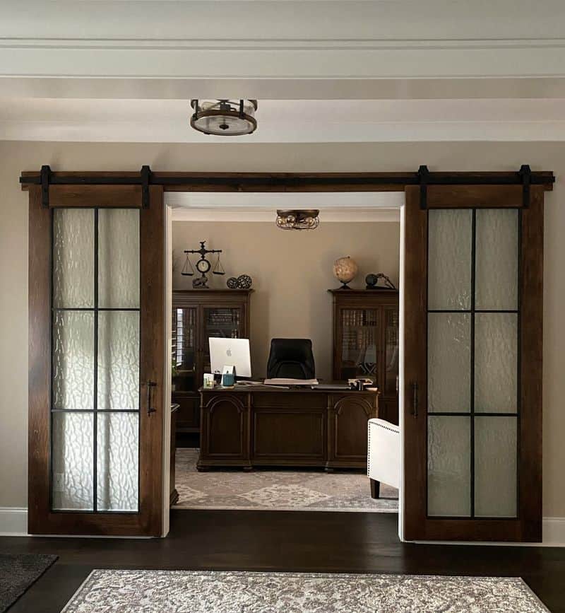 Barn Doors with Glass