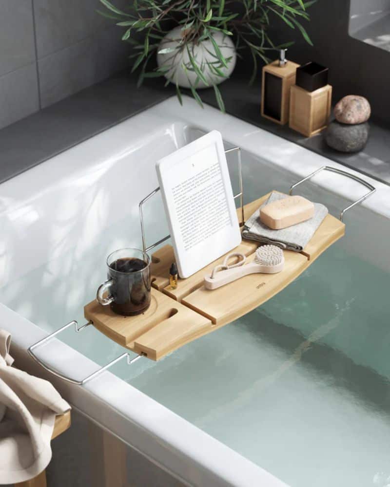 Bath Caddies with Reading Racks