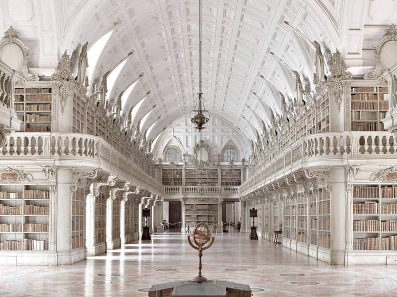 Biblioteca do Convento de Mafra in Marfa, Portugal