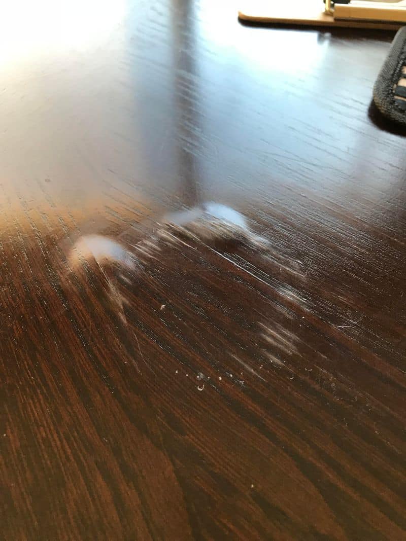 Bubbling or warped wood surfaces