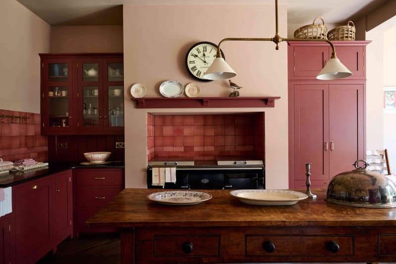 Classic Red Country Kitchen