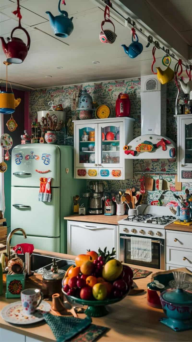 Cluttered kitchens