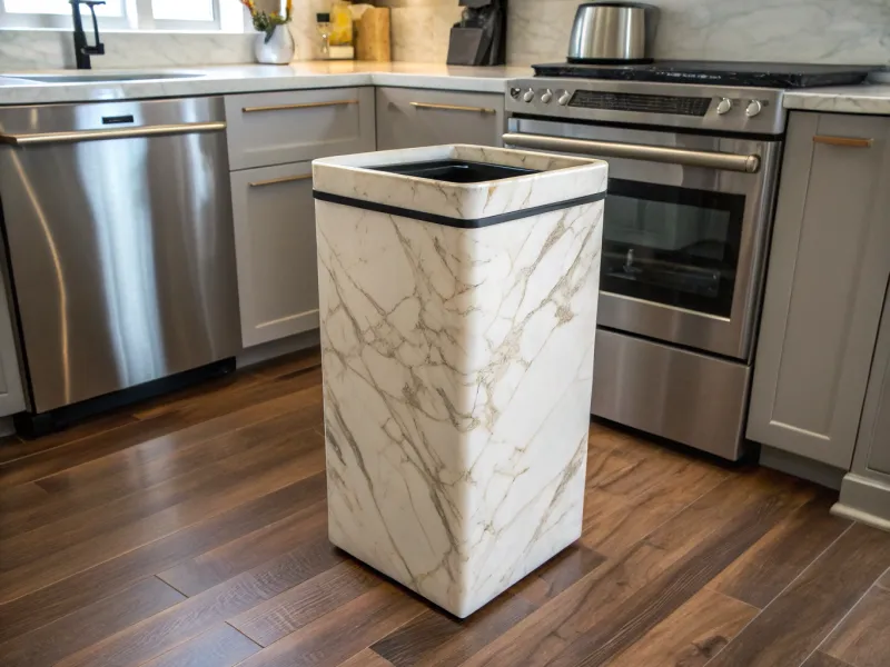 Contemporary Marble Bin