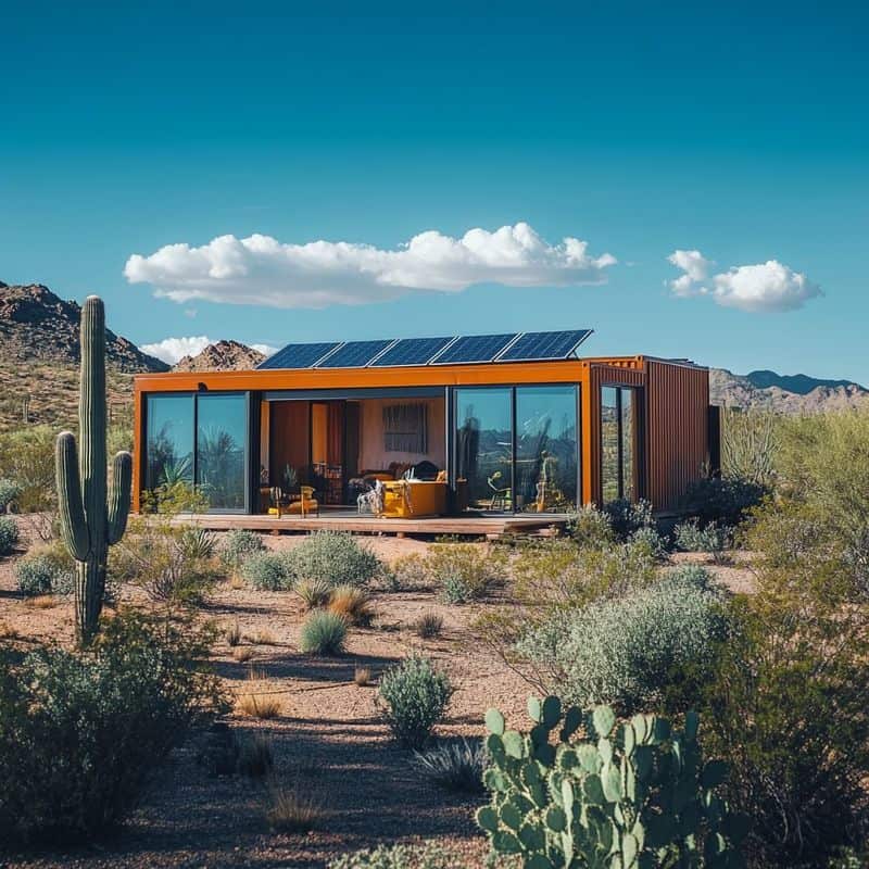 Desert-Adapted House, Arizona, USA