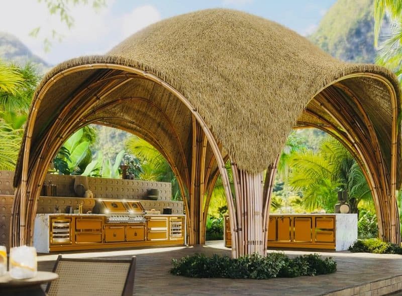 Eco-Friendly Bamboo Gazebo