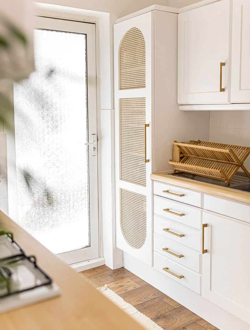 Eco-Friendly Cane Cabinets