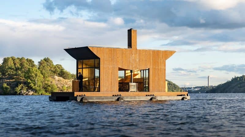 Floating Villa, Stockholm, Sweden