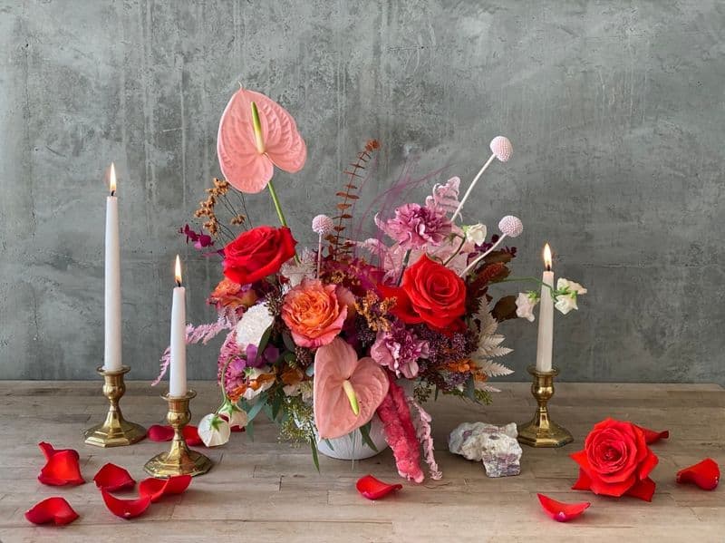 Floral Centerpiece with a Twist