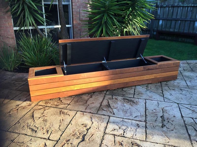 Garden Bench Storage