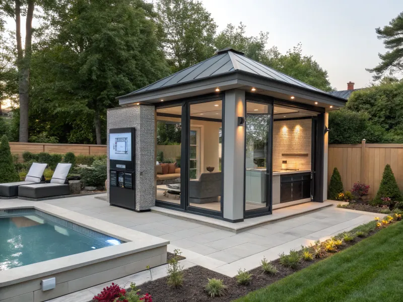 High-Tech Smart Gazebo