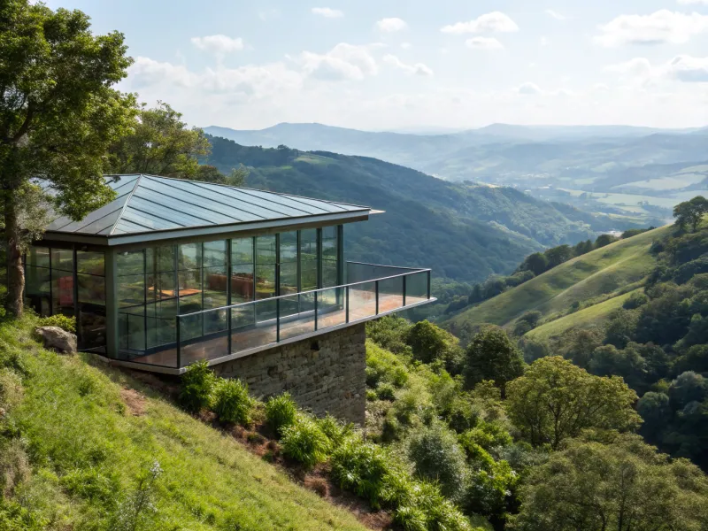 Hillside Glass House