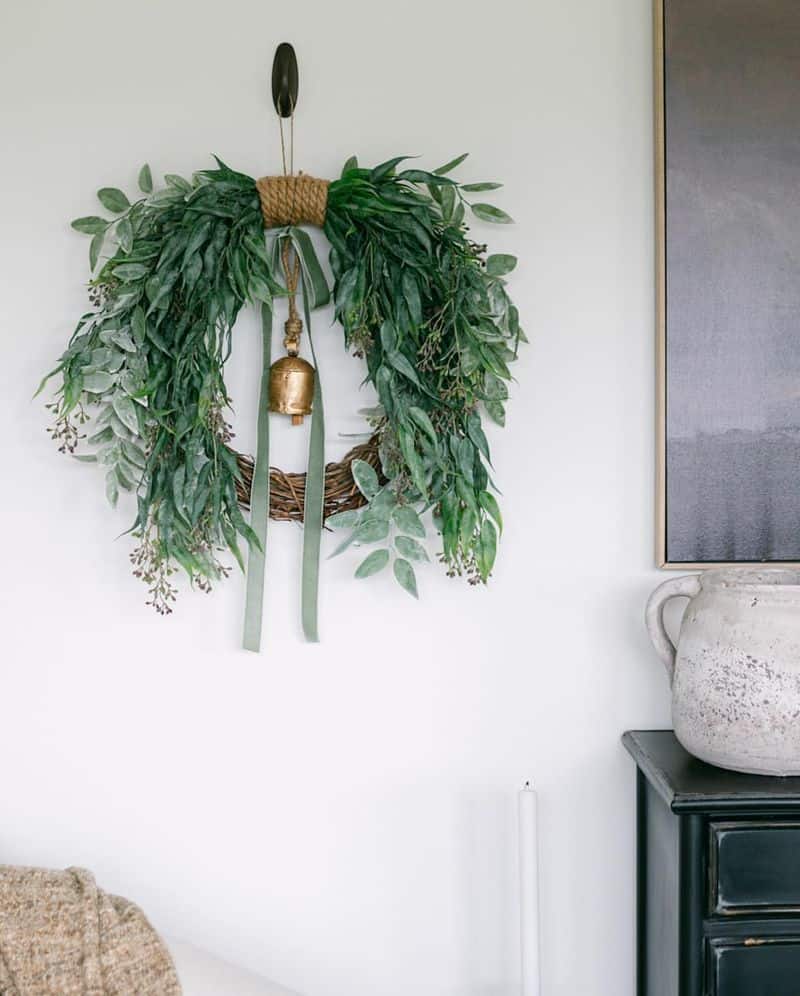 Holiday Wreath as Wall Art