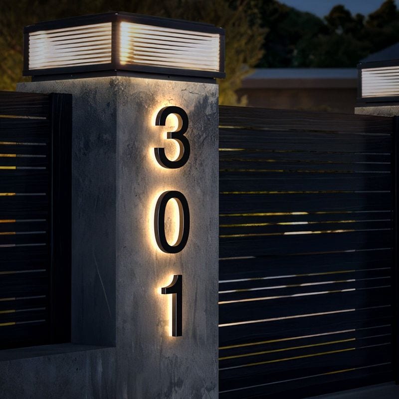 House Number Display